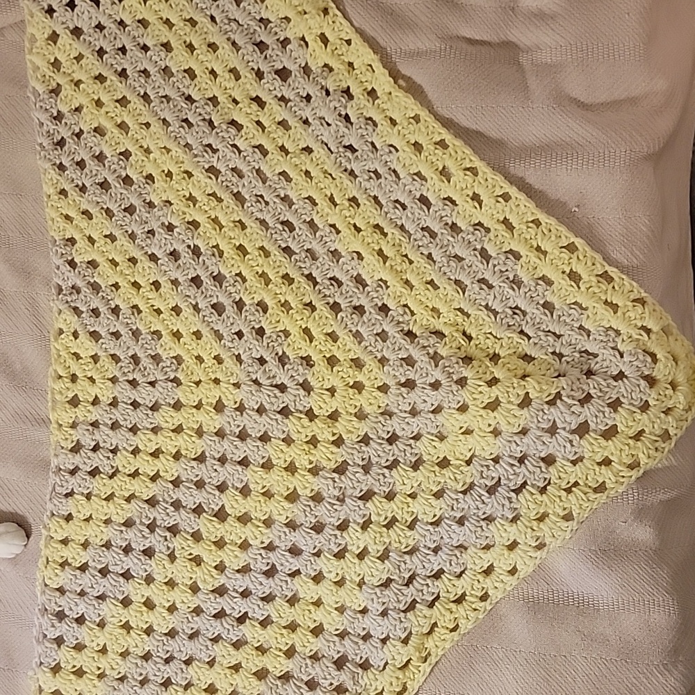 Handcrafted handmade crochet adult shawl